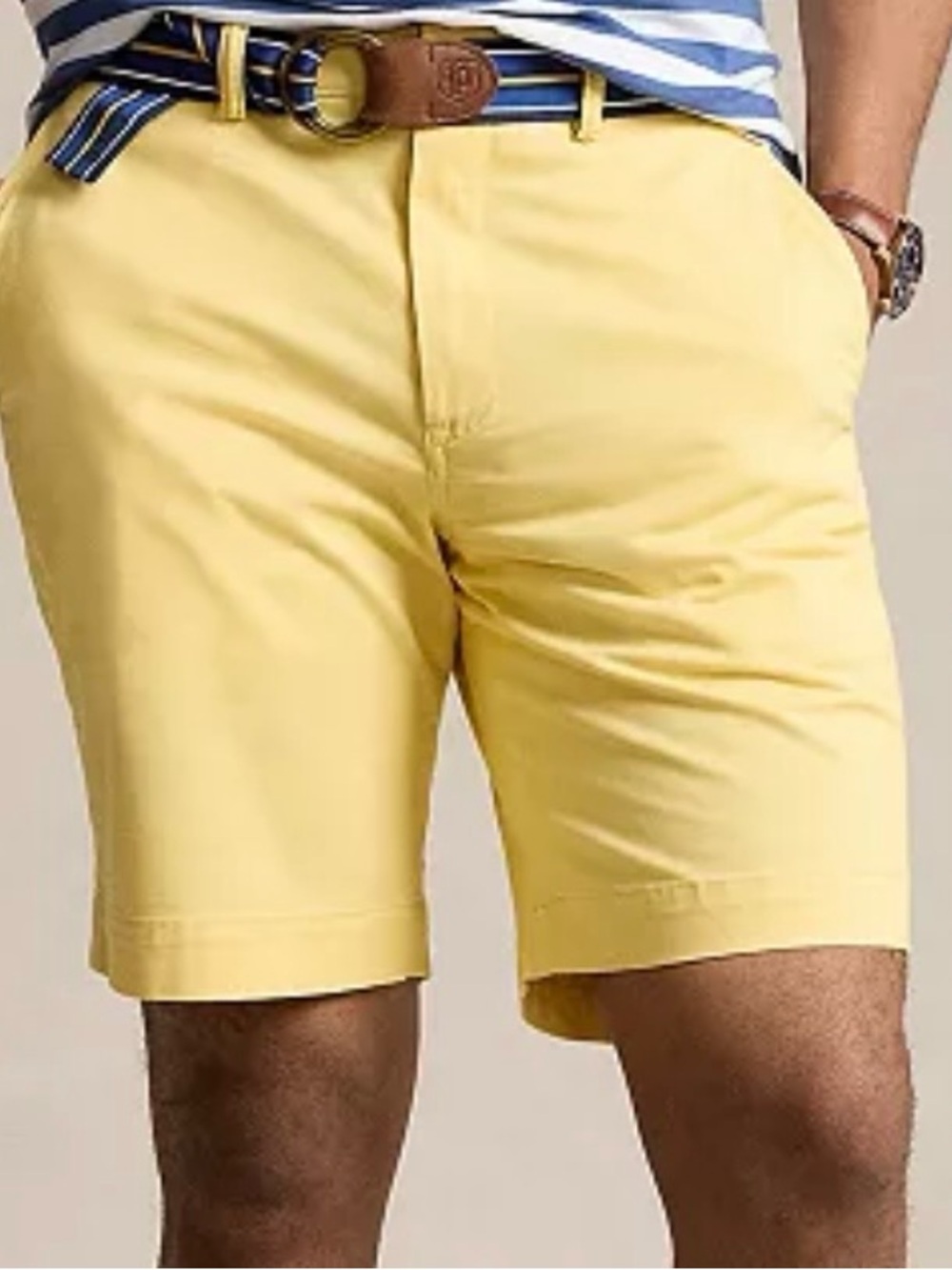 Polo by Ralph Lauren Yellow stretch classic fit Shorts